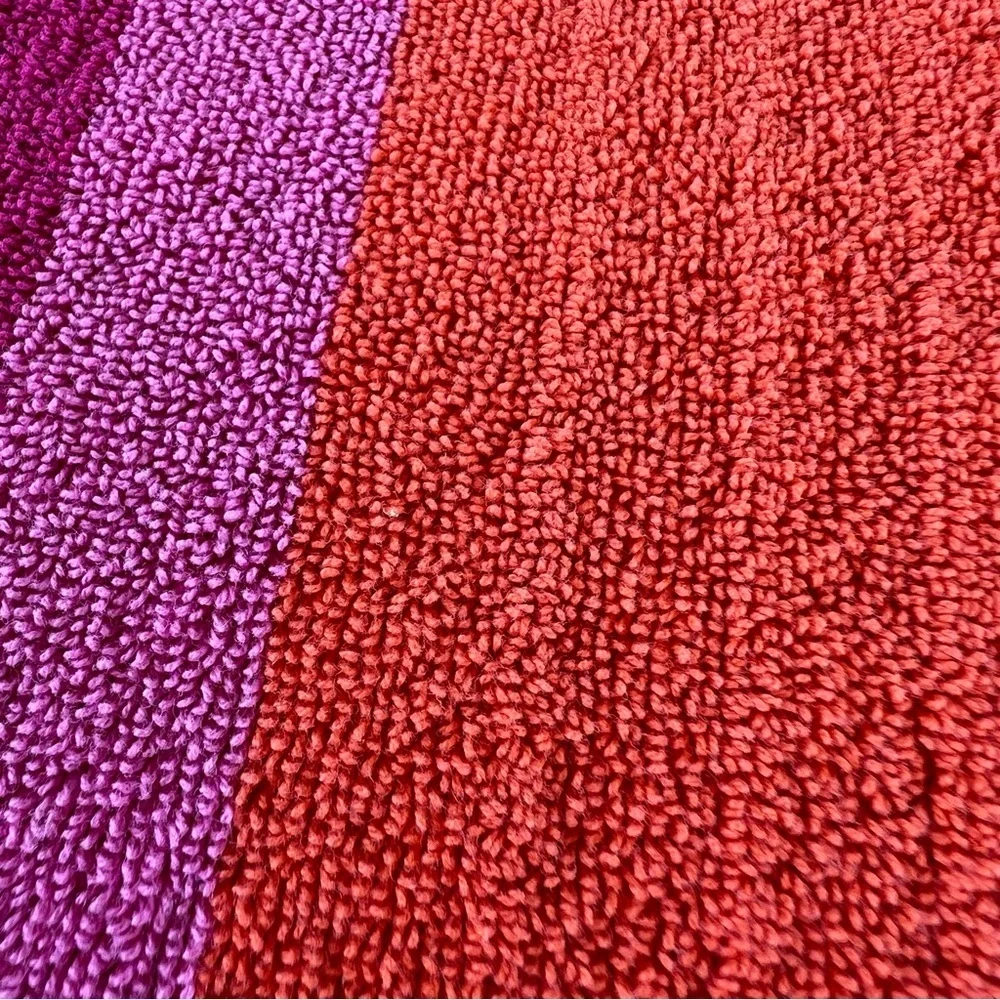 Y2K 100% Egyptian Cotton Oversized Beach Towel Colorful Palms Hibiscus 36x66